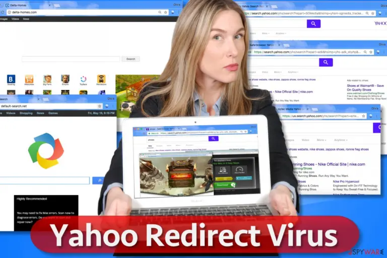 Yahoo redirect malware
