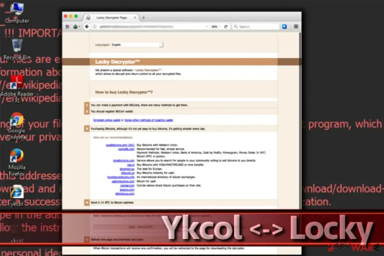 Ykcol ransomware virus