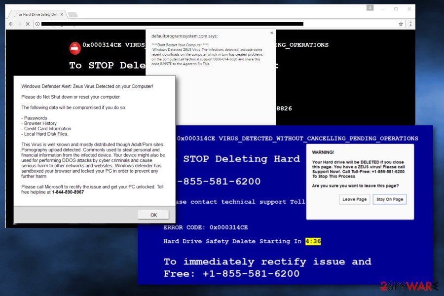 "You Have A ZEUS" scam "You Have A ZEUS" scam