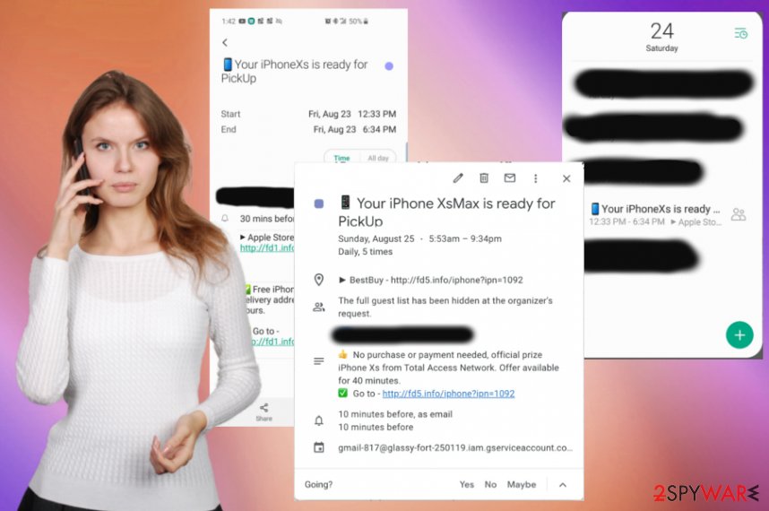 Your iPhone Xs Max is ready for PickUp scam Your iPhone Xs Max is ready for PickUp scam