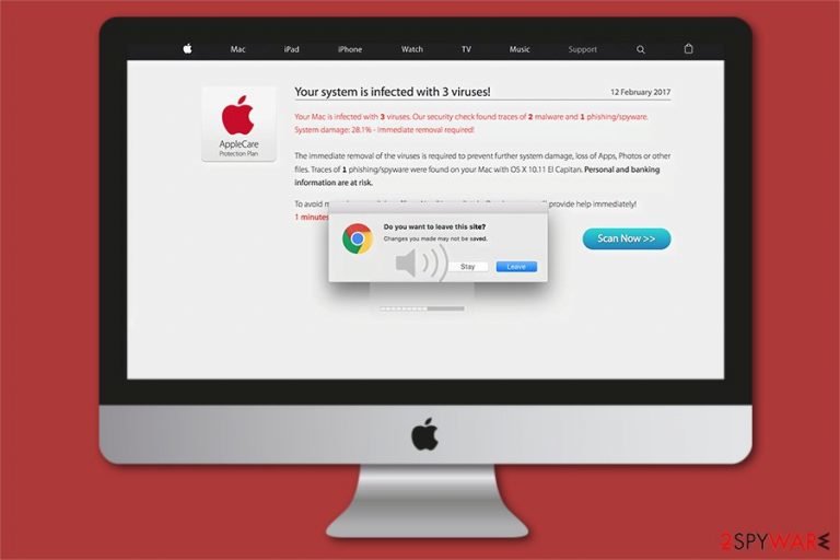 Your Mac is infected with 3 viruses image Your Mac is infected with 3 viruses image