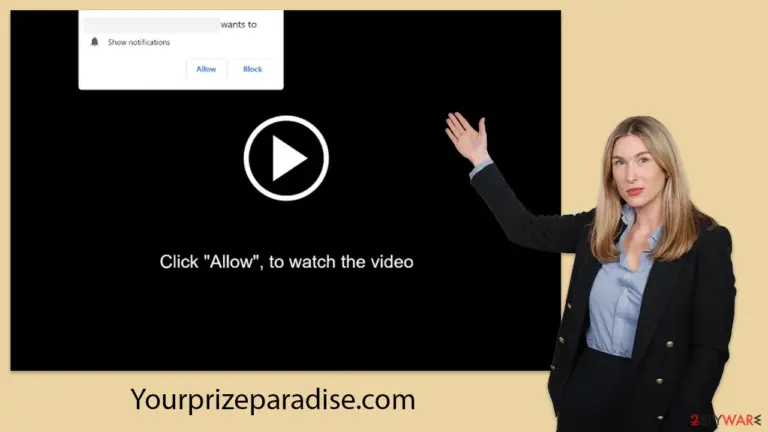 Yourprizeparadise.com scam
