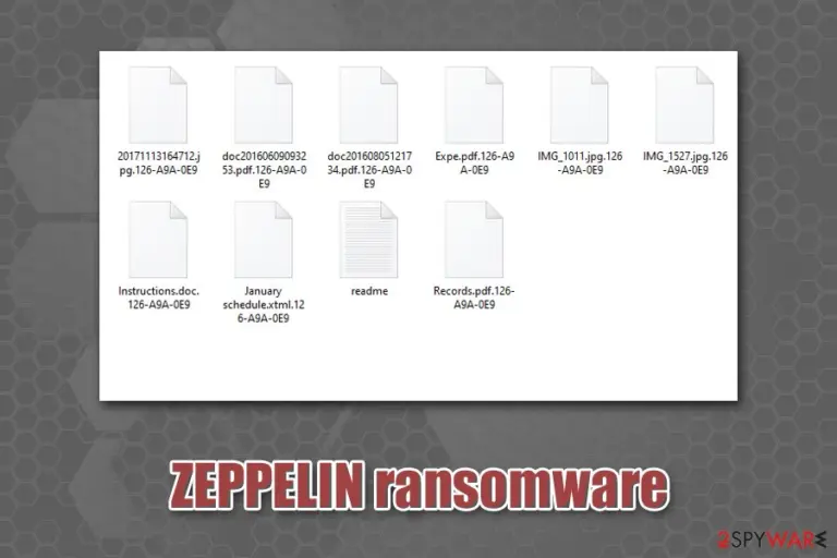 ZEPPELIN ransomware encrypted files