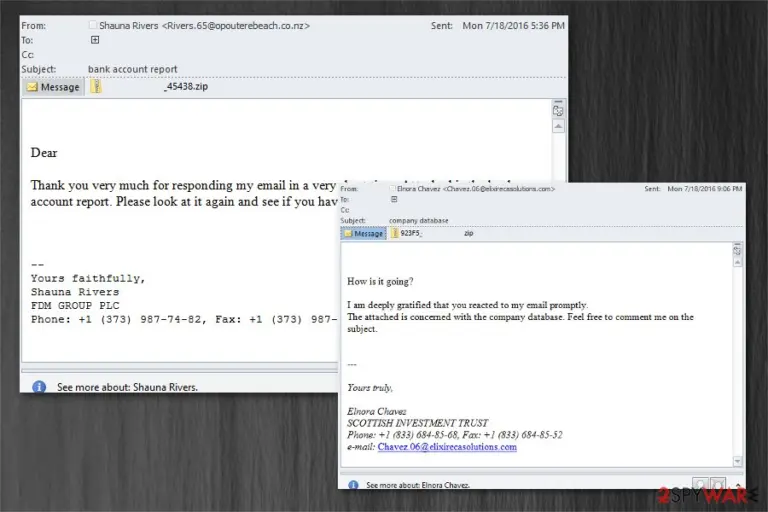 Zepto virus email