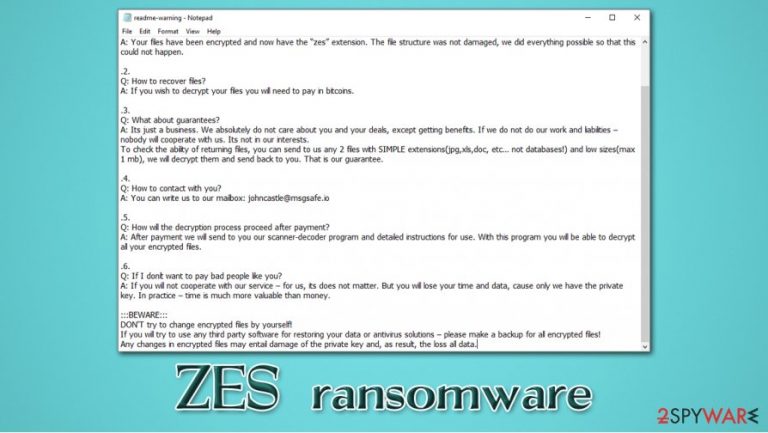 ZES ransomware ZES ransomware